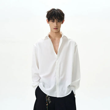 RT No. 40517 WHITE BUTTON UP SHIRT