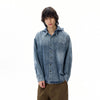 RT No. 31004 HOODED BUTTON-UP DENIM SHIRT
