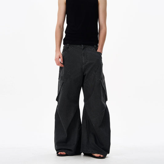 RT No. 18024 RECONSTRUCTED STRAIGHT CARGO PANTS