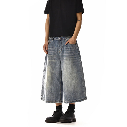 RT No. 18247 WHISKER WASH DENIM SHORTS