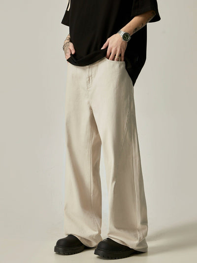 RT No. 11280 RECONSTRUCTED STRAIGHT PANTS