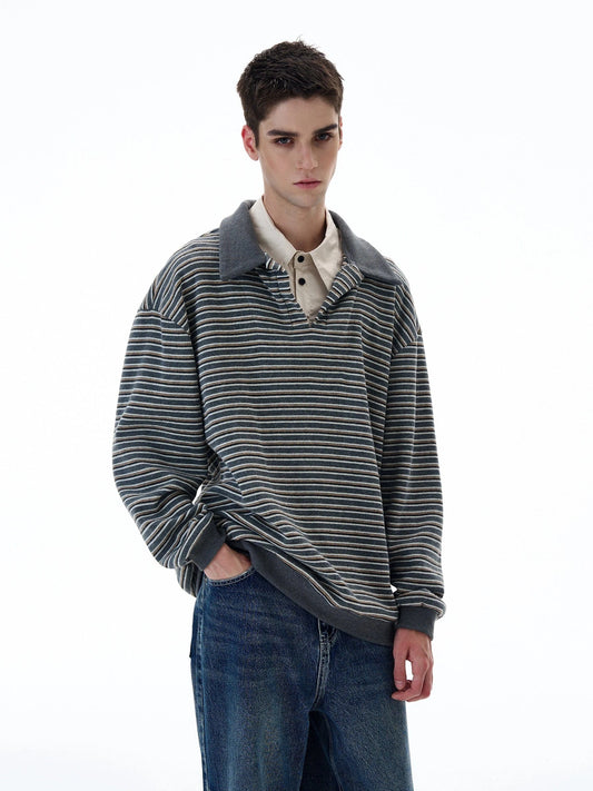 RT No. 20007 KNIT COLLAR SWEATER