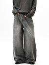 RT No. 55122 WASHED WIDE BAGGY JEANS