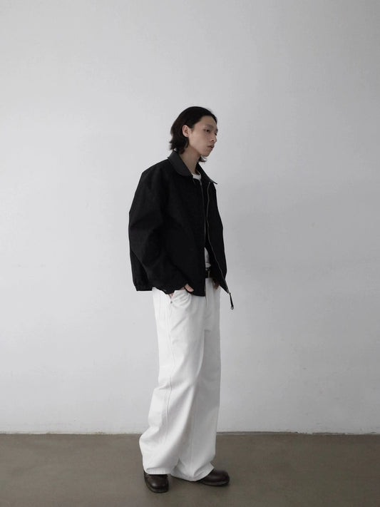 RT No. 32068 WHITE STRAIGHT DENIM JEANS