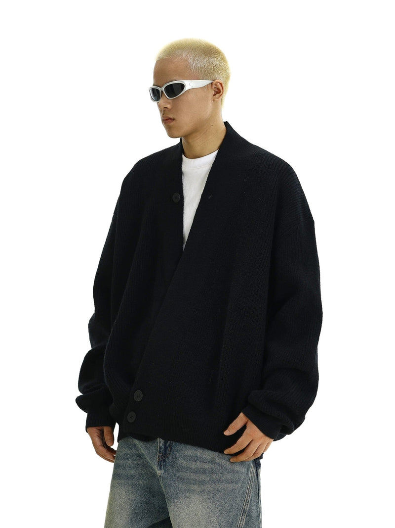 RT No. 11951 KNIT BLACK CARDIGAN SWEATER