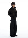 RT No. 25017 BROWN RODEO ZIP SUEDE JK