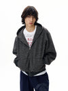 RT No. 31009 STRIPE ZIP HOODIE