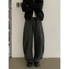 RT No. 18756 RECONSTRUCTED MACHETE STRAIGHT PANTS