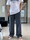 RT No. 18182 GRAY BLUE STRAIGHT PANTS
