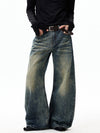 RT No. 55109 WHISKER SCIMITAR DENIM JEANS
