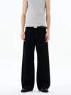 RT No. 19572 BLACK STRAIGHT JEANS