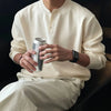 RT No. 18252 KNIT HENRY COLLAR LONGSLEEVE