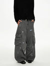 RT No. 50020 SPLASH INK BAGGY STRAIGHT CARGO PANTS