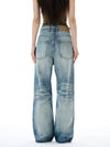 RT No. 19538 WASHED BLUE DENIM JEANS