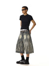 RT No. 18122 LIGHTNING WASHED DENIM SHORTS