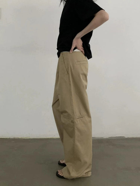 RT No. 19508 SILHOUETTE PLEATED CASUAL PANTS