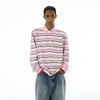 RT No. 19542 STRIPE POLO SWEATER