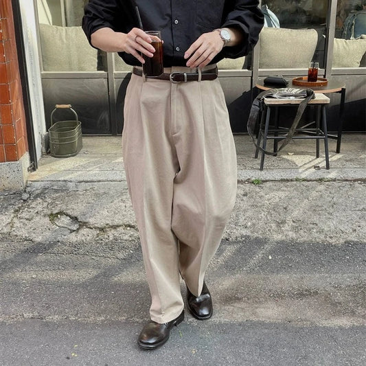 RT No. 19024 PLEATED STRAIGHT PANTS