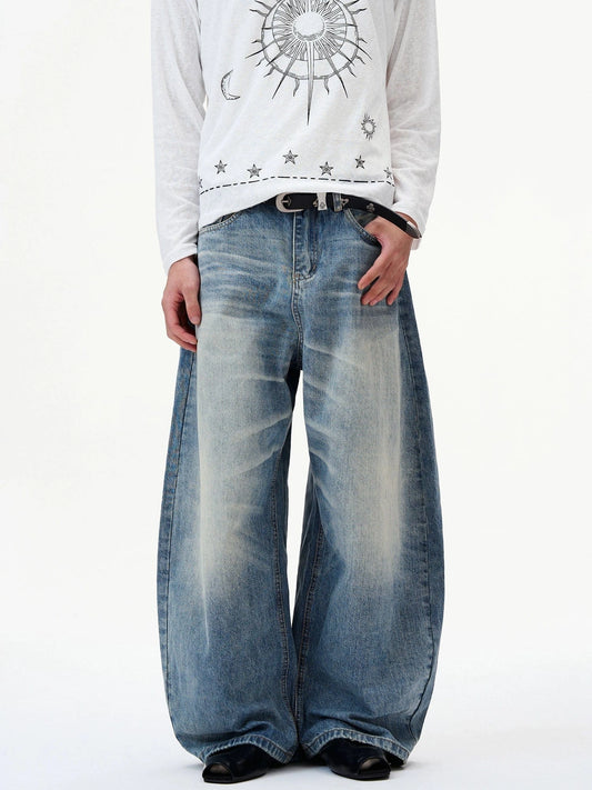 RT No. 32817 WASHED SCIMITAR DENIM JEANS