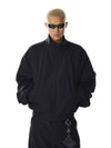 RT No. 32718 BLACK SILHOUETTE STAND COLLAR JK