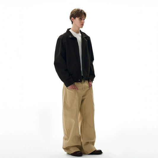 RT No. 40779 CARGO COLLAR ZIPPER JACKET