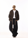 RT No. 19811 BLACK SCIMITAR STRAIGHT PANTS