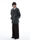 RT No. 25045 PLEATED WIDE STRAIGHT PANTS