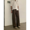 RT No. 19502 STITCHED PLEATED STRAIGHT PANTS