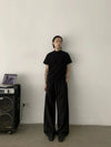 RT No. 19711 PLEATED STRAIGHT PANTS
