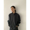 RT No. 29120 SILHOUETTE STAND COLLAR ZIPPER SWEATER