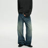 RT No. 40758 WASHED DENIM STRAIGHT JEANS