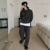 RT No. 25005 GRAY PULLOVER HOODIE & PLEATED SWEATPANTS
