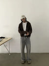RT No. 19845 WASHED GRAY STRAIGHT DENIM JEANS