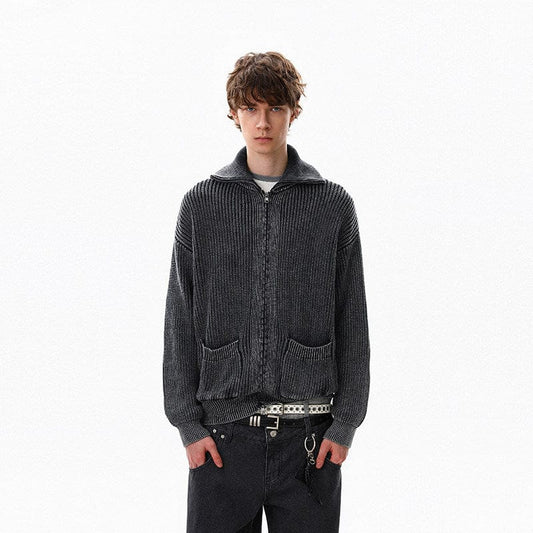 RT No. 50505 KNITWEAR ZIPPER SWEATER