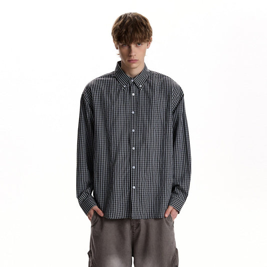 RT No. 59076 PLAID BUTTON UP SHIRT