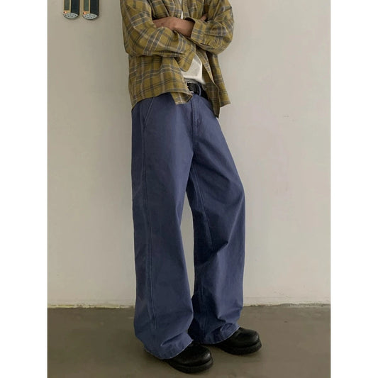 RT No. 18830 FRENCH BLUE WORKWEAR STRAIGHT PANTS