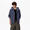 RT No. 18134 PLAID BUTTON-UP HOODED SHIRT