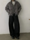 RT No. 18871 BLACK SCIMITAR STRAIGHT DENIM JEANS