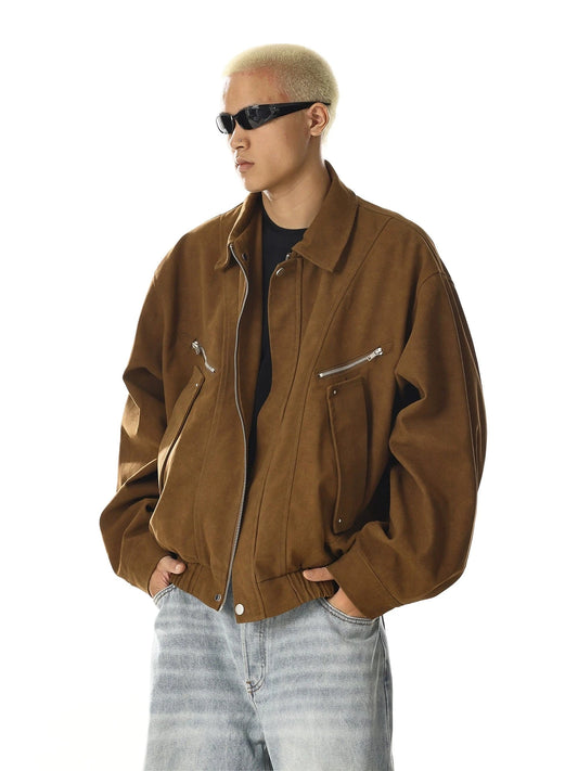 RT No. 28003 RECONSTRUCTED BROWN LEATHER JK