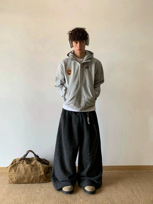 RT No. 18015 SOCCER ZIP BOXY HOODIE