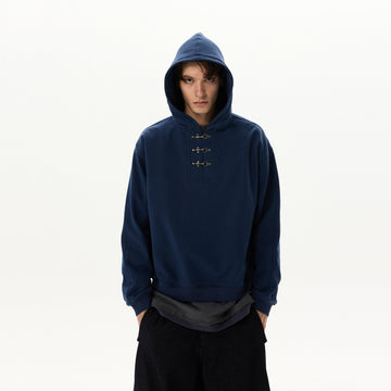 RT No. 59008 BUCKLE COLLAR PULLOVER HOODIE