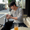 RT No. 29509 KNIT HENRY COLLAR LONGSLEEVE