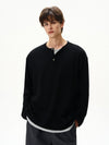 RT No. 50509 TWO PIECE HENLEY COLLAR LONG SLEEVE