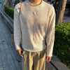 RT No. 13018 PATTERN KNIT CREAM LONGSLEEVE