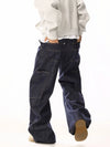 RT No. 19807 OG BLUE CARPENTER DENIM STRAIGHT JEANS