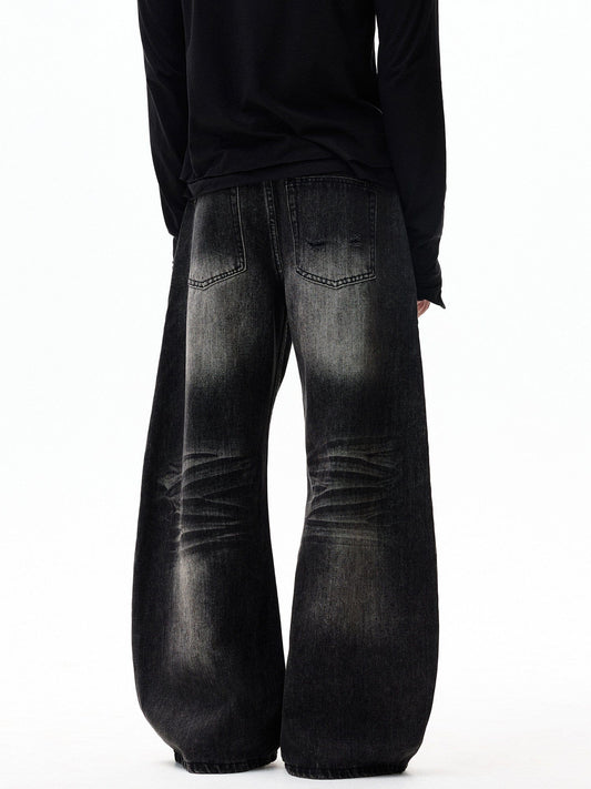 RT No. 55108 WHISKER SCIMITAR DENIM JEANS