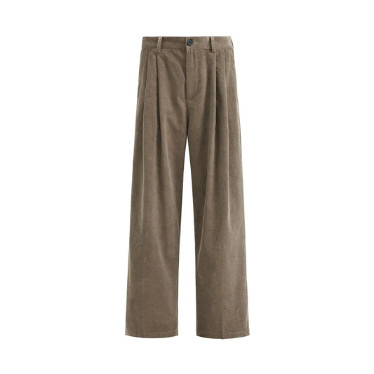 RT No. 33018 CORDUROY RELAX STRAIGHT PANTS