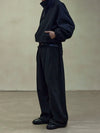 RT No. 29129 PLEATED BAGGY STRAIGHT PANTS