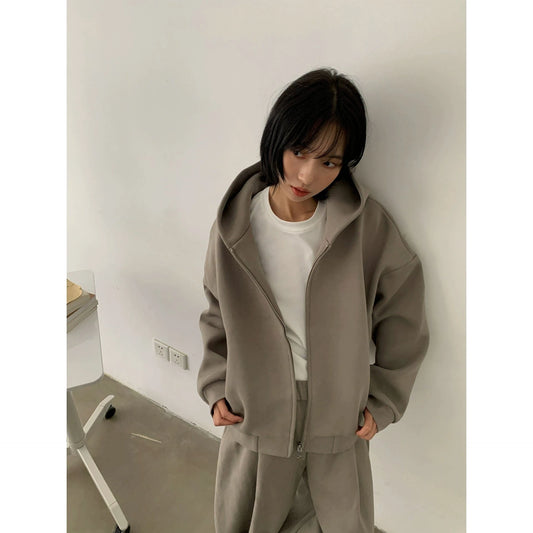 RT No. 29167 500G SILHOUETE BOXY ZIP HOODIE