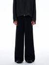RT No. 20029 PLEATED DENIM STRAIGHT JEANS